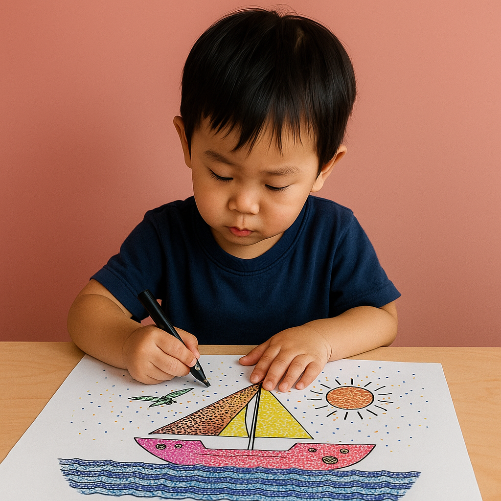 Pointillism: Polka dot art Dotty Day