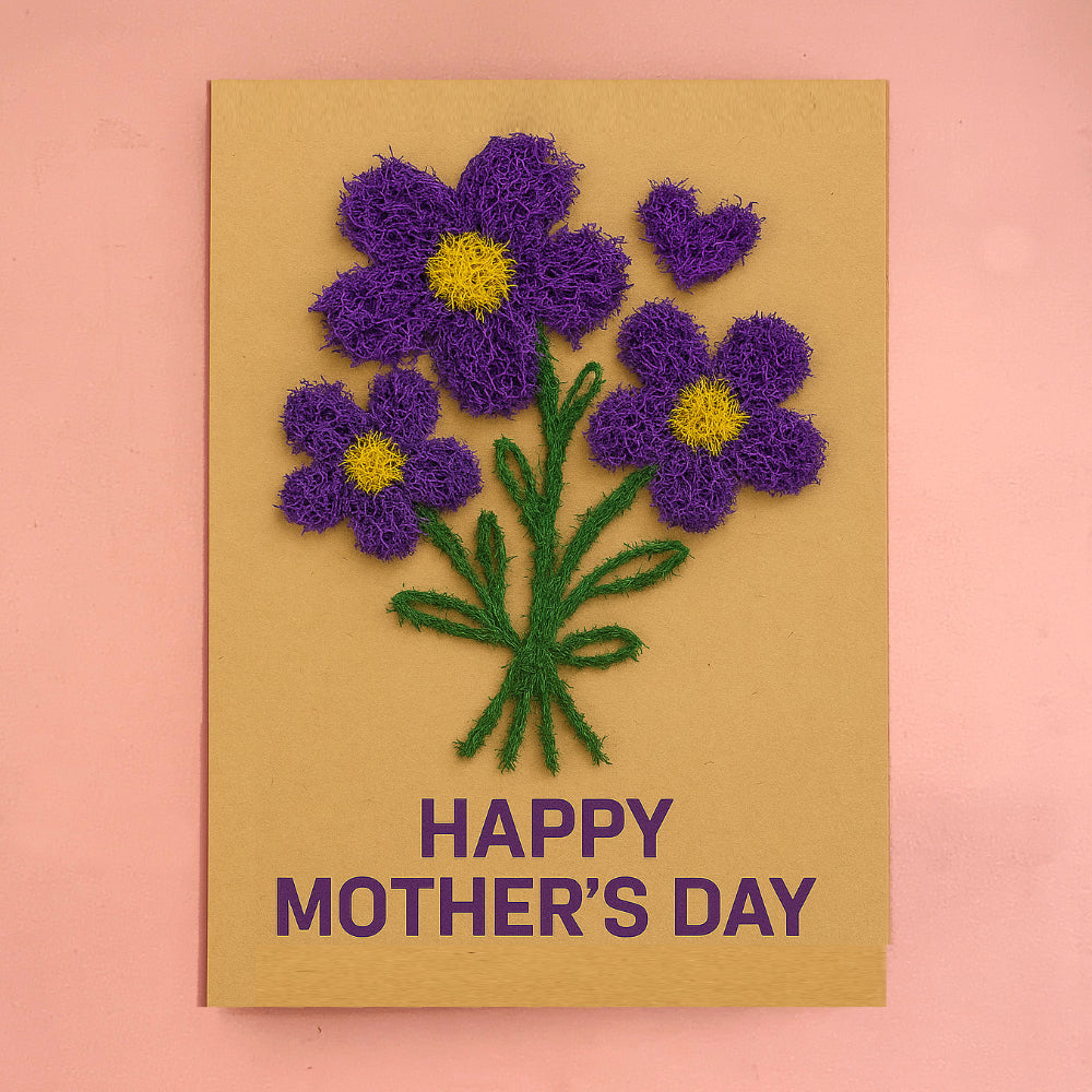 Artificial Moss craft: Nature Love Card