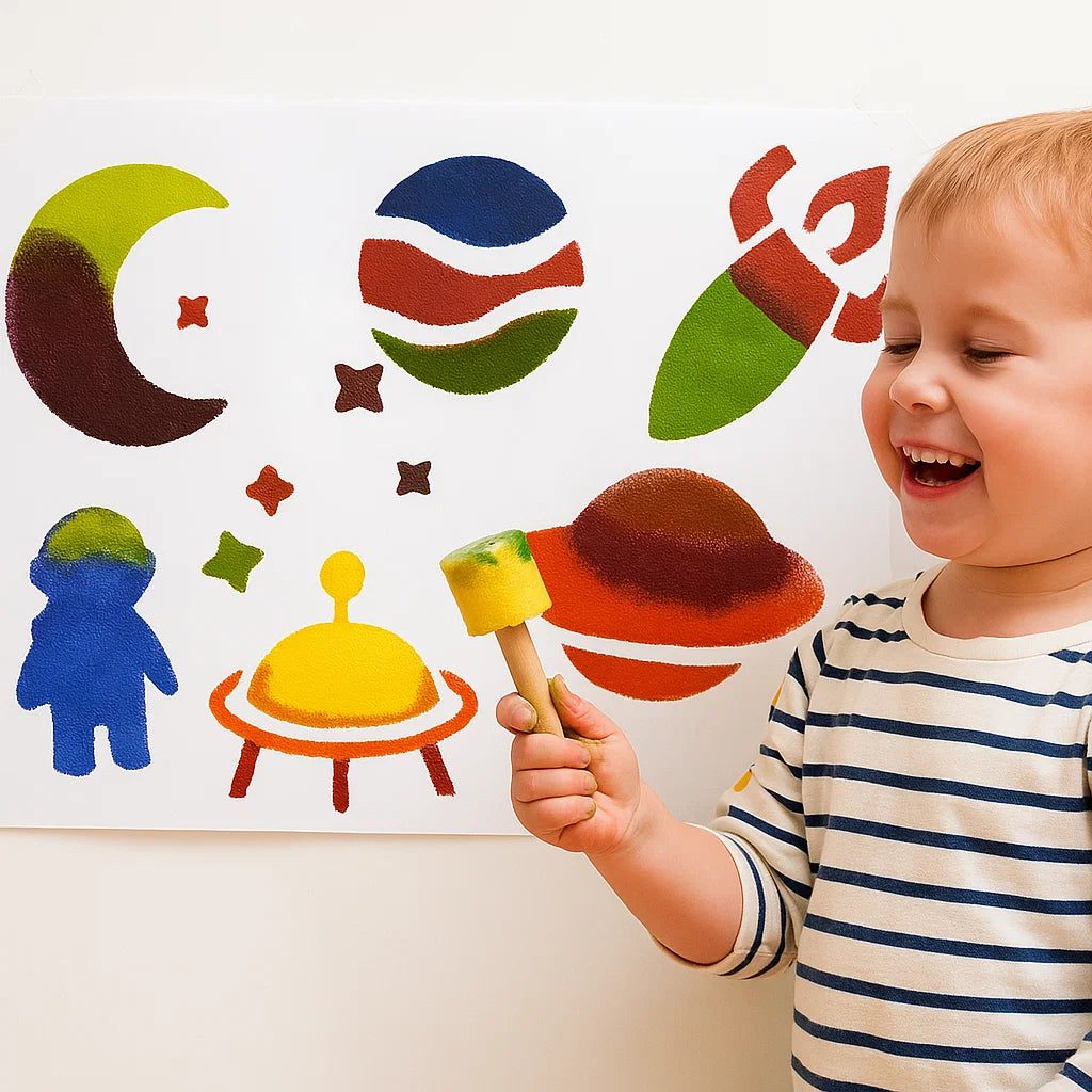 Stencil Story: Shapes & Shades x 10 sets