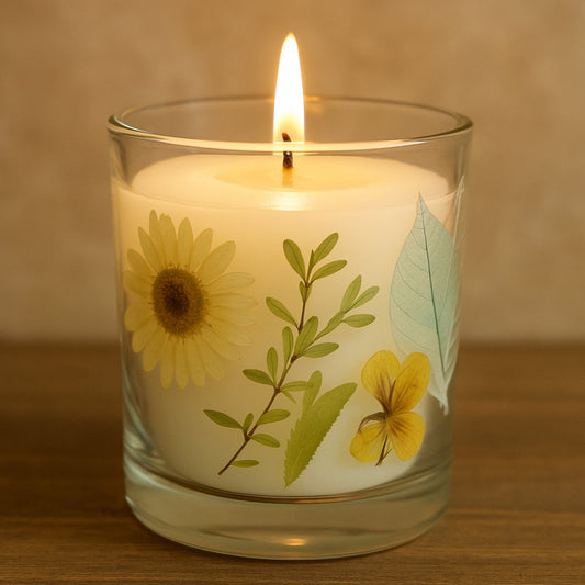 Dry flower decoration Petals & Light