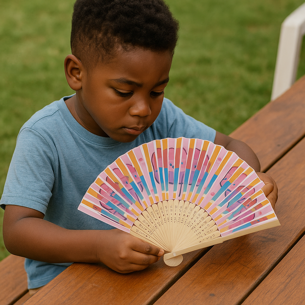 Agamograph: Art in motion Fan