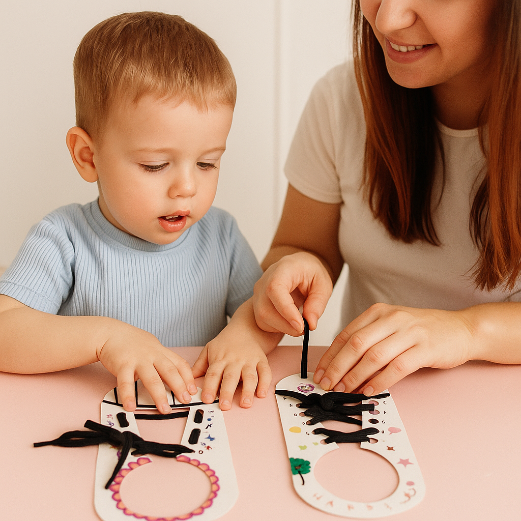 Fine motor skill: Tie My Shoes
