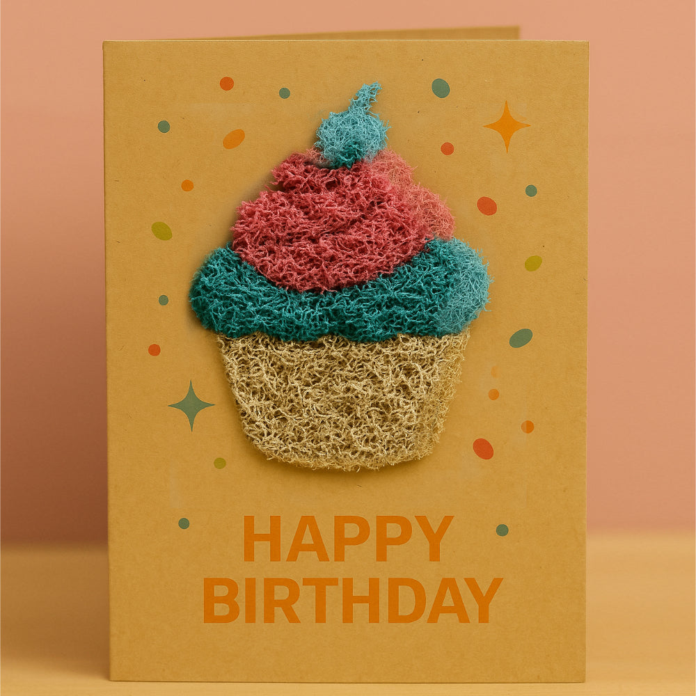 Artificial Moss craft: Nature Love Card